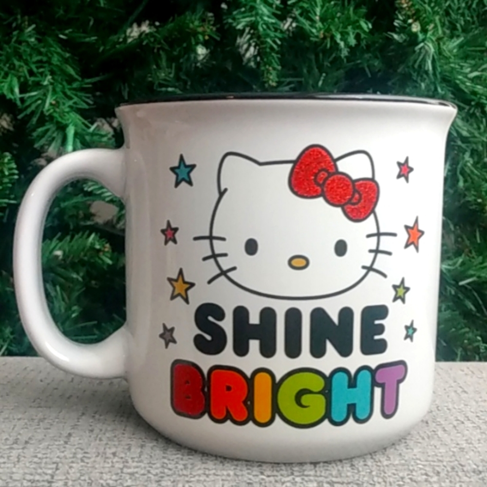 Hello Kitty Shine Bright 20oz Ceramic Double-sided Mug Cats Pets